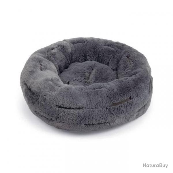 Lit panier pour chien Xanto rond 50x20 cm Gris