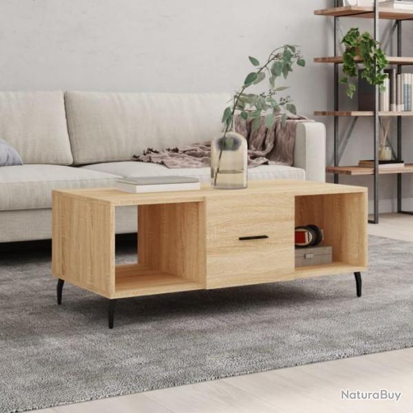 Table basse chne so102x50x40 cm bois d'ingnierie