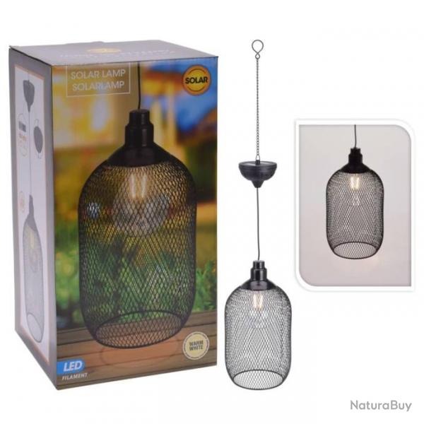 Lampe suspendue solaire  LED Mtal 15 cm