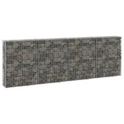 Mur en gabion avec couvercles Acier galvanisé 300x30x100 cm