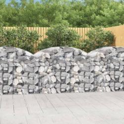 Panier de gabions arqué 150x50x100/120 cm Fer galvanisé