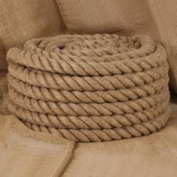 Corde de jute 5 m de long 36 mm d'épaisseur