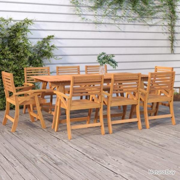 Table de jardin 200x90x75 cm Bois d'acacia solide