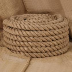 Corde de jute 25 m de long 30 mm d'épaisseur