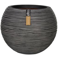 Pot à fleurs Rib Rond 62 x 48 cm Anthracite KOFZ271