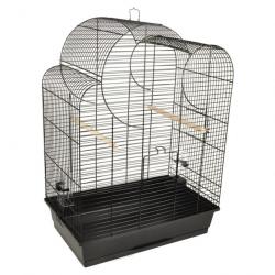 Cage à perruches Wammer 1 54x34x75 cm Noir