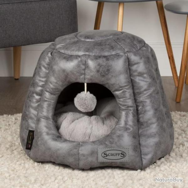 Scruffs & Tramps Lit pour chats Knightsbridge 48x38 cm Gris