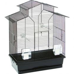 Cage à oiseaux Numfor Noir 52x30x61 cm