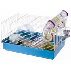 Cage pour hamsters Paula Bleu 46x29,5x24,5 cm 57906411