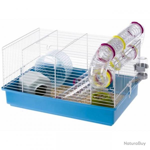 Cage pour hamsters Paula Bleu 46x29,5x24,5 cm 57906411