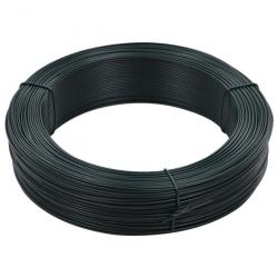 Fil de liaison de clôture 250 m 1,6/2,5 mm Acier Vert noirâtre