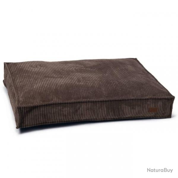 Coussin nervur pour chien 100x70x15 cm Marron