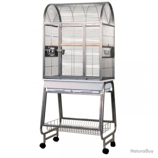 Strong Cage pour perroquets Villa Nora Gris 67,7 x 51,5 x 154 cm