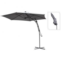 Parasol suspendu Gris 300 cm