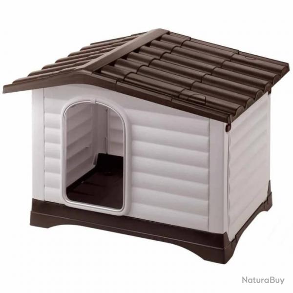 Niche pour chiens Villa 70 Gris 73 x 59 x 53 cm 87253099