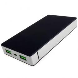 Power Bank 10000mAh avec 2 sorties USB Li-Poly, glovii Power Bank 10000mAh - Li-Poly