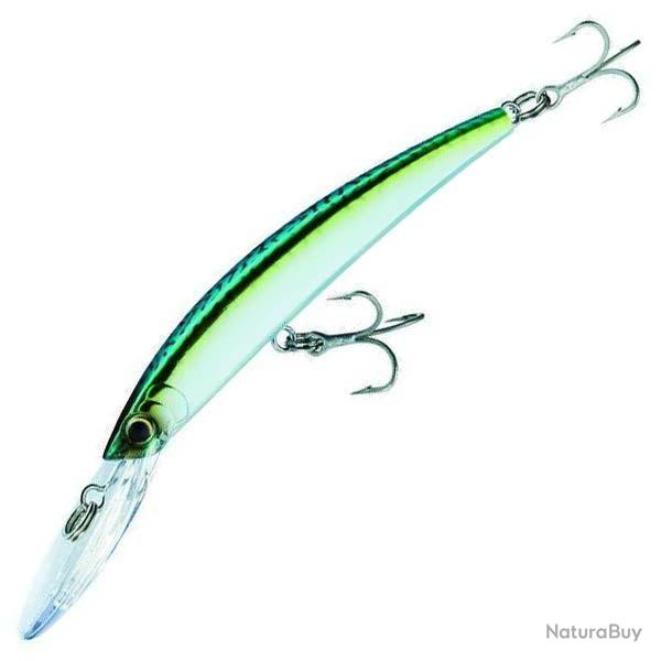 LEURRE YO-ZURI CRYSTAL MINNOW DD (F) 9 cm - GREEN MACKEREL DEEP