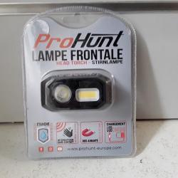 9870 LAMPE FRONTALE PROHUNT RECHARGEABLE NEUF