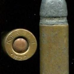 .320 Bull Dog - Marquage : KYNOCH 320  - étui laiton - balle plomb
