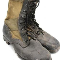 Jungle boots originales Taille 5W datées 1970