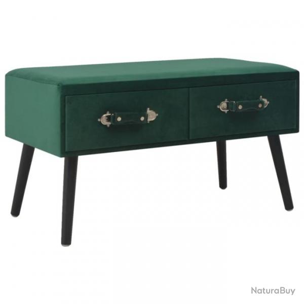 Table basse Vert 80x40x46 cm Velours