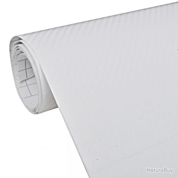 Films 3D de voiture 2 pcs Blanc 100x150 cm