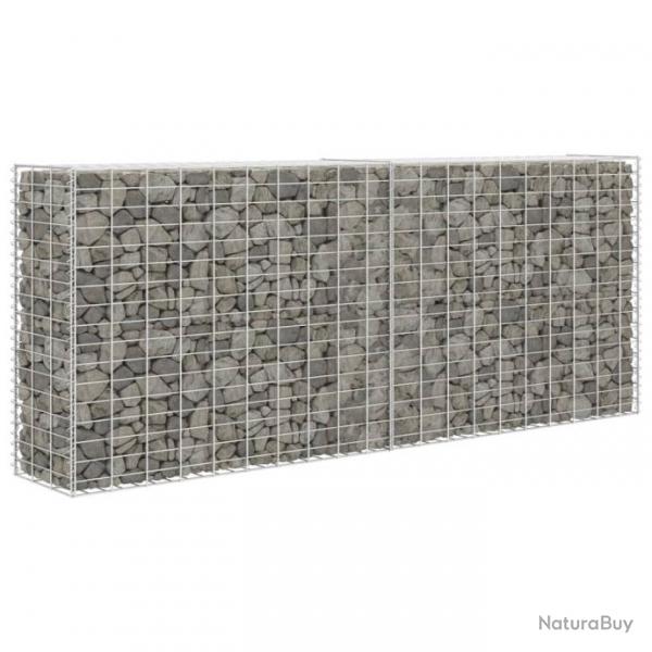 Panier de gabion Acier inoxydable 85 x 30 x 200 cm