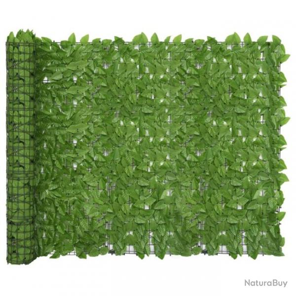 cran de balcon avec feuilles vert 400x150 cm