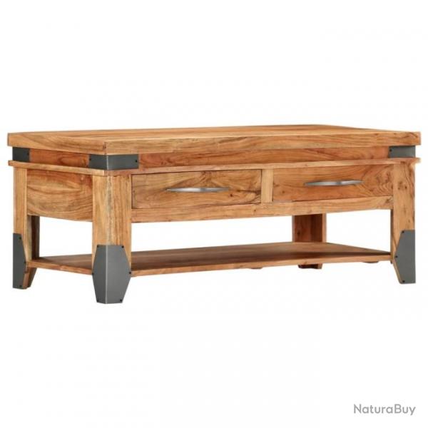 Table basse 110x52x45 cm Bois d'acacia solide