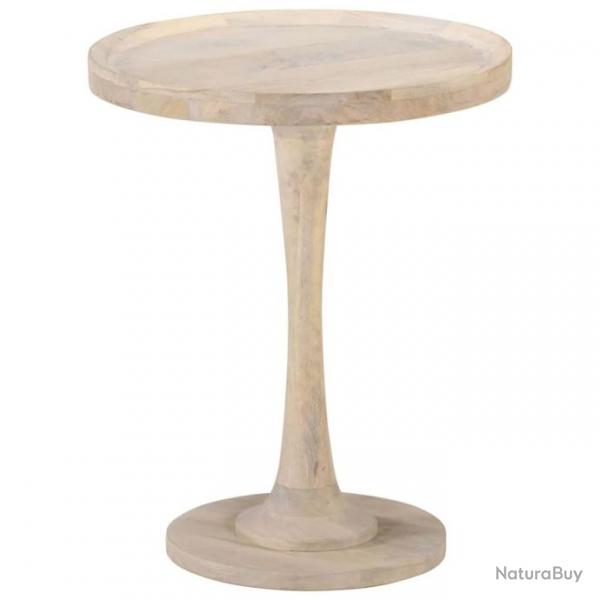 Table d'appoint 60x75 cm Bois de manguier massif