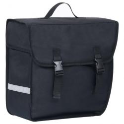 Sac de vélo simple pour porte-bagages étanche 21 L Noir