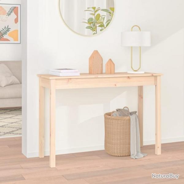 Table console 110x40x75 cm Bois massif de pin