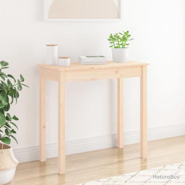 Table console 80x40x75 cm Bois massif de pin