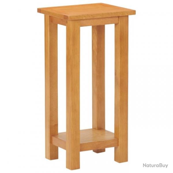 Table d'appoint 27x24x55 cm Bois de chne massif