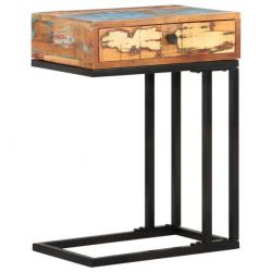 Table d'appoint en U 45x30x61 cm Bois de récupération massif