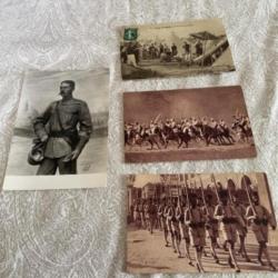 Anciennes cartes postales militaires
