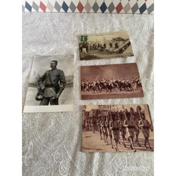 Anciennes cartes postales militaires