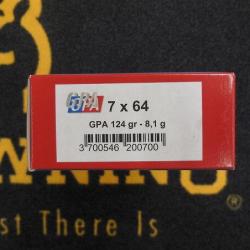 CARTOUCHES SOLOGNE GPA CAL. 7X64 150GR
