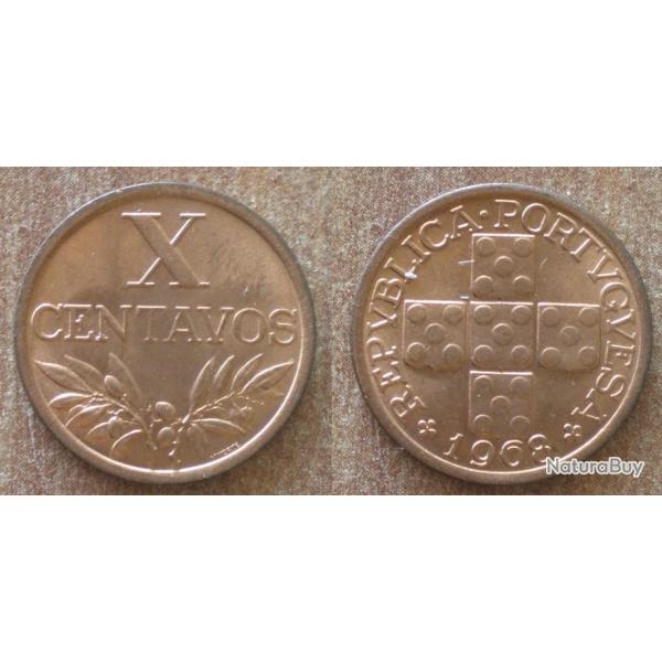 Portugal 10 Centavos 1968 Piece Europe Sud Centavo Escudos Escudo