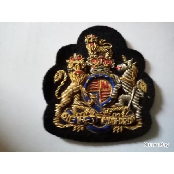 insigne de coiffe WW2 cannetille royal officiers