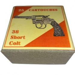 38 Short Colt: Reproduction boite cartouches (vide) GU 10864796