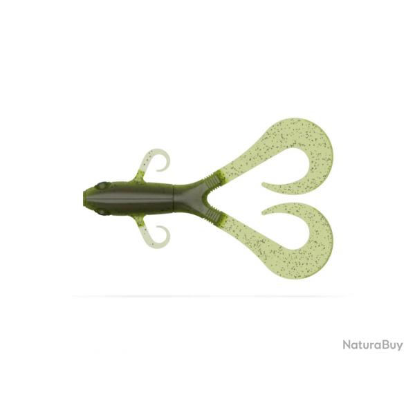 Leurre Souple Jaeger Mego 20cm 20cm Taupe Lime 44g