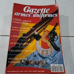 Gazette armes et uniforme
