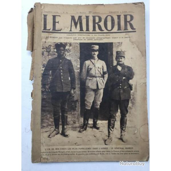 Reliure Le Miroir 2e semestre 1915