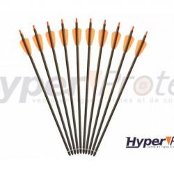 Lot de 10 Carreaux Carbone 15" Pour Arbalète EK Corba