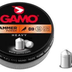2x200 Plombs Gamo G-Hammer calibre 4.5mm