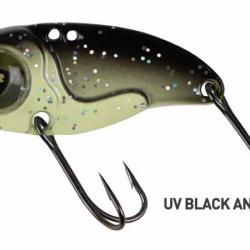 Lame Vibrante Fox Rage Big Eye Blade 8g 4cm 8g UV Black & Gold