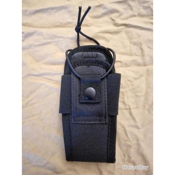 Porte talkie-walkie noir