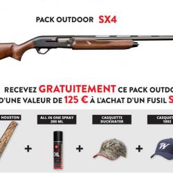Pack Winchester sx4 Field Bois cal 20/76 71 cm + pack outdoor offert! En stock !