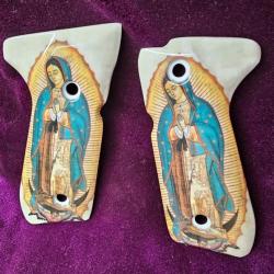 Plaquettes Beretta "Vierge Marie" - series 92/96 , 92F, 92FS, M9, 96.